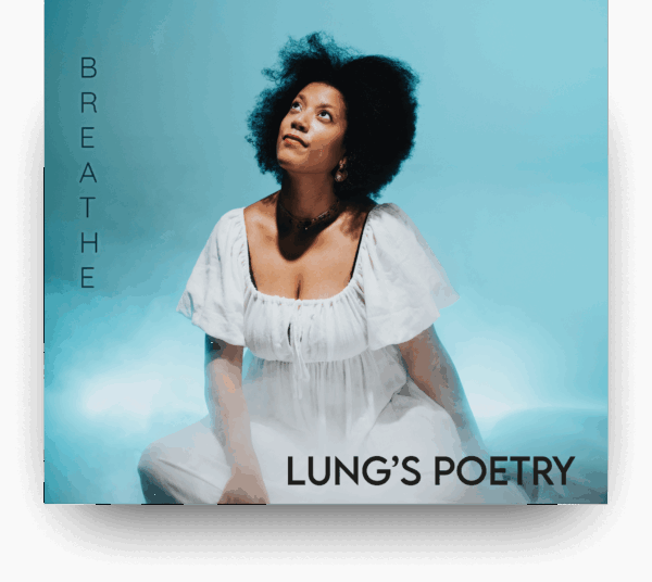Pochette de l'EP BREATHE de Lung's poetry.